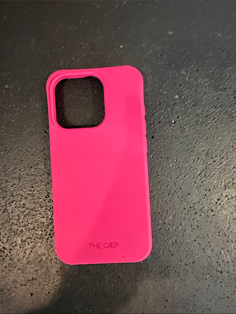 Caep Hot Pink Protective Silicone Phone Case- fit 15 Pro iPhone